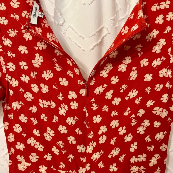 MADEWELL WOMENS FLORAL DRESS SIZE 2 - Picture 5 of 7